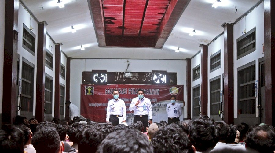 UPT Pemasyarakatan Terus Sosialisasikan Permenkumham 32/2020 