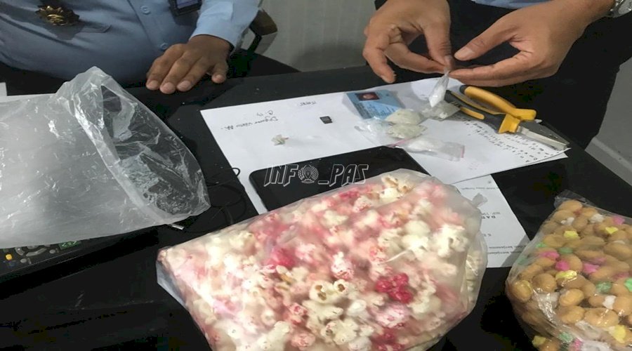 Petugas Lapas Semarang Gagalkan Penyelundupan Sabu dalam Popcorn