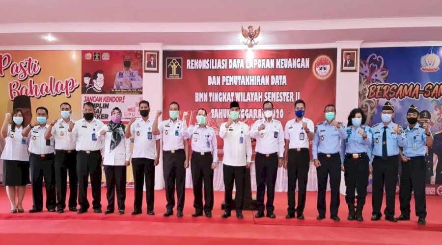 Petugas Lapas Muara Teweh Ikuti Rekonsiliasi Laporan Keuangan & Pemutakhiran Data BMN