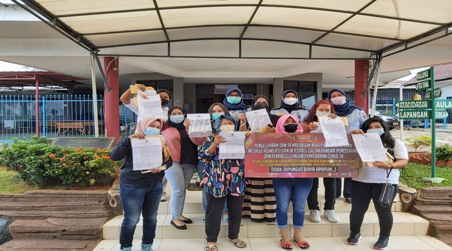 9 WBP LPP Tangerang Laksanakan Asimilasi di Rumah