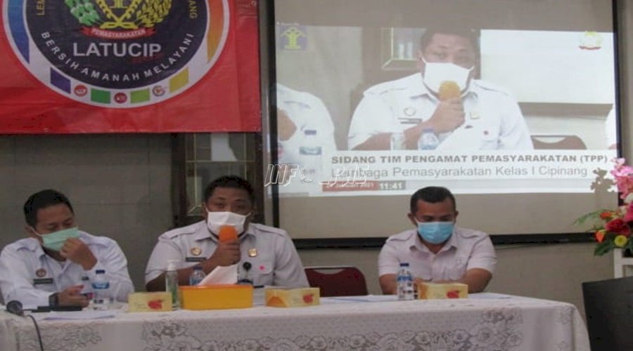 22 WBP Ikuti Sidang TPP Lapas Cipinang