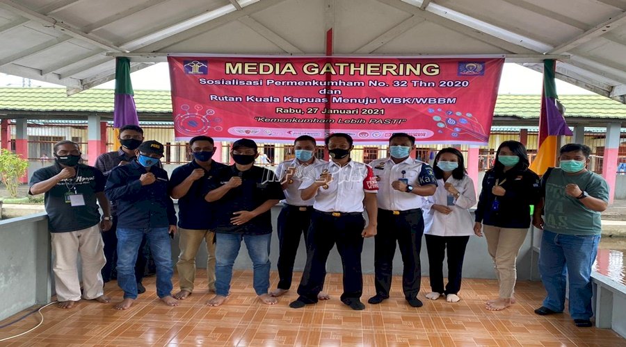 Rutan Kuala Kapuas Gelar Media Gathering bersama Media dan Kominfo