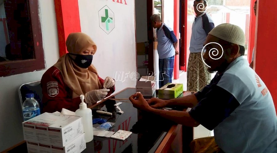 50 Tahanan Rutan Banda Aceh Jalani Screening Kesehatan