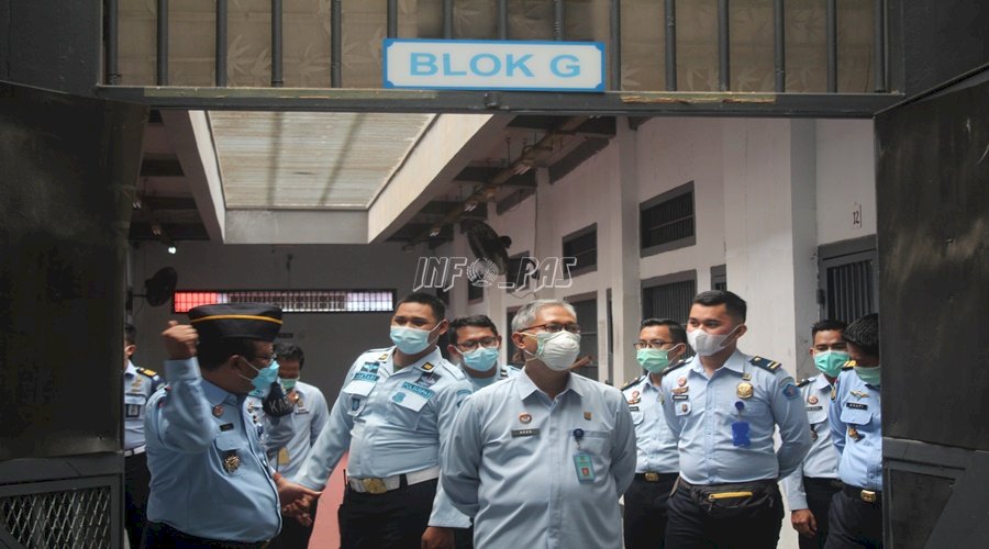 Kakanwil Banten Tinjau Blok Rehabilitasi & Poliklinik Lapas Cilegon