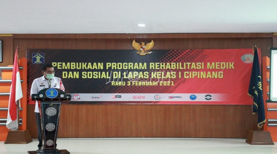 Program Rehabilitasi Medik & Sosial di Lapas Cipinang Resmi Dibuka