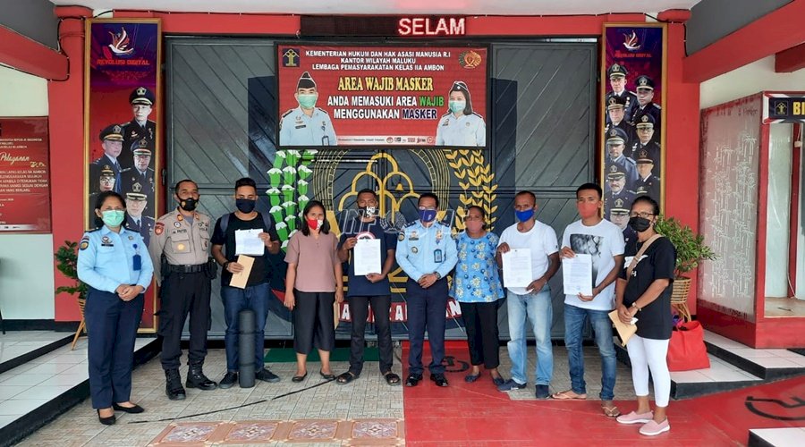 Lagi, 4 WBP Lapas Ambon Jalani Asimilasi di Rumah
