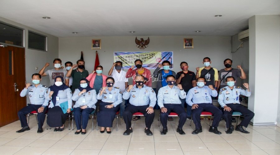 Bapas Jakarta Pusat Rampungkan Kegiatan Pascarehabilitasi Klien