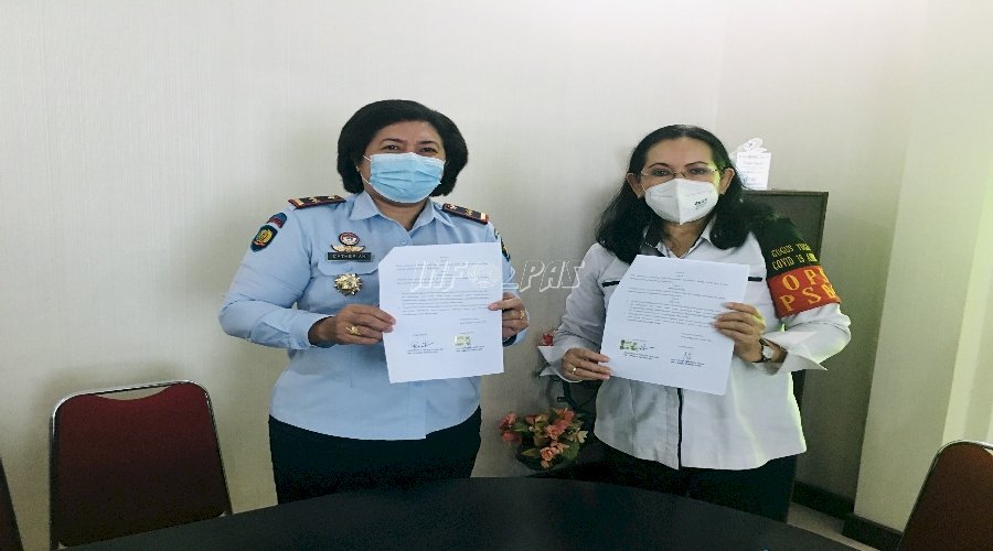 LPKA Ambon Jalin PKS Kesehatan Anak dengan Dinkes Kota Ambon