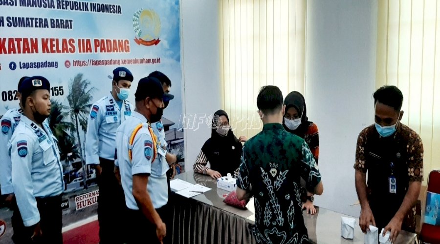 114 Petugas Lapas Padang Dites Urin Mendadak, Hasilnya?