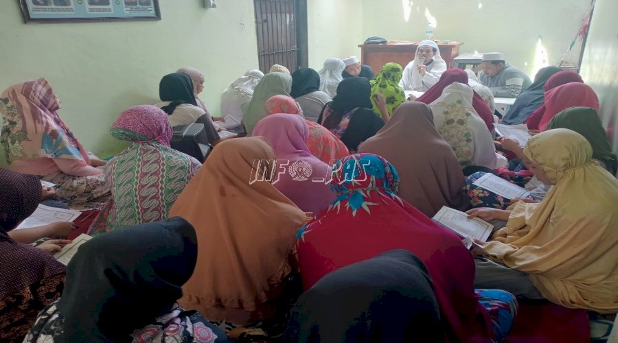 WBP Lapas Sampit Rutin Ngaji, Petugas Kesehatan Dampingi Rapid Test