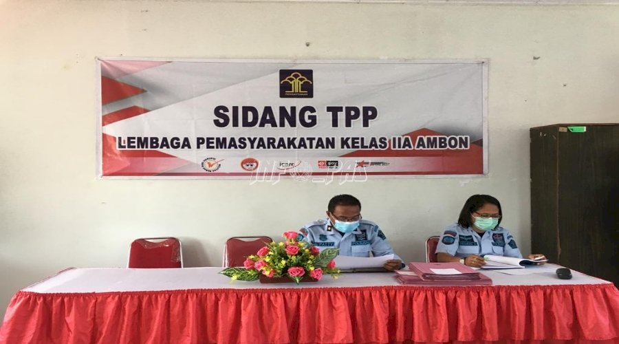 Pastikan Hak WBP Terpenuhi, Lapas Ambon Gelar Sidang TPP