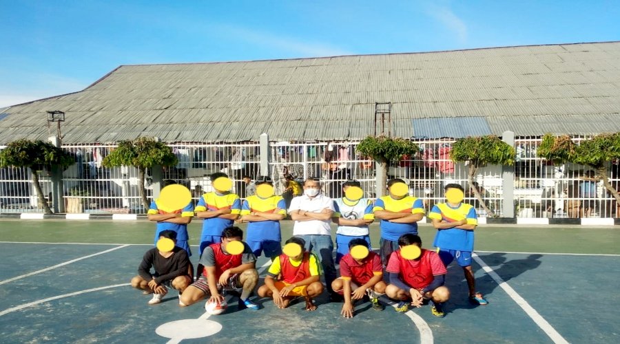 Sukseskan Pembinaan, Lapas Padang Gelar Turnamen Futsal 