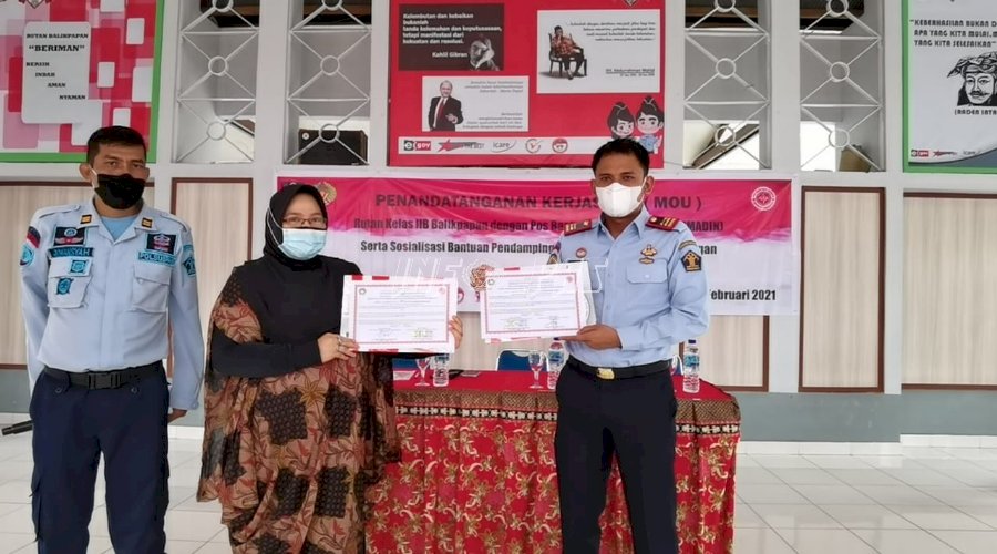 Berikan Bantuan Hukum, Rutan Balikpapan Gandeng Posbakumdin