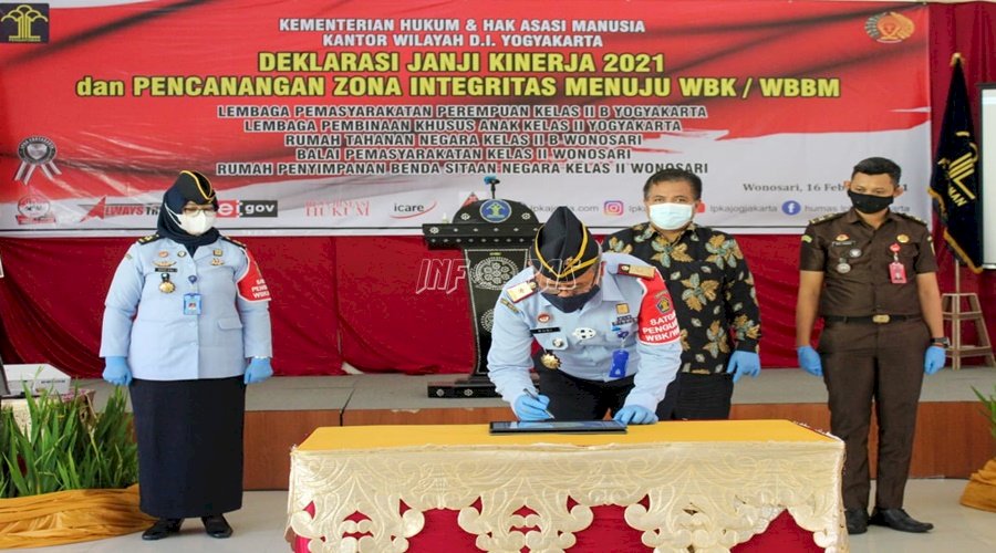 Deklarasikan Janji Kinerja, UPT PAS Siap Wujudkan WBK/WBBM