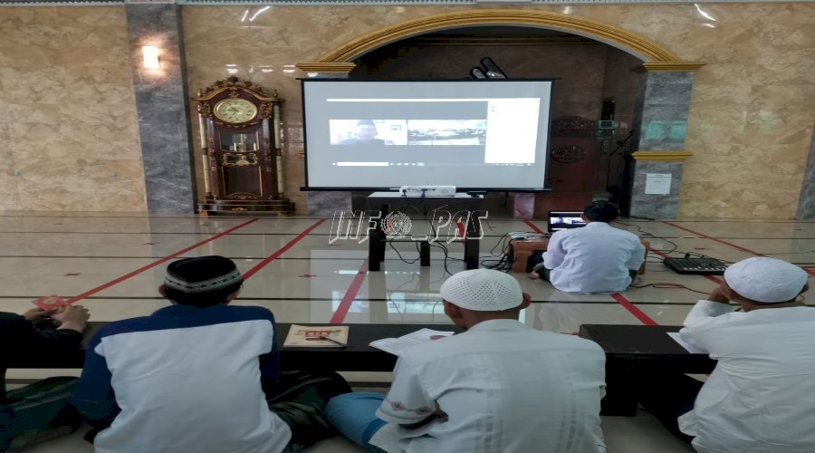 Semangat WBP LPN Jakarta Ikuti Kajian Islam Secara Virtual