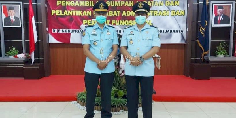 2 Petugas LPN Jakarta Dilantik Sebagai Pejabat Eselon V