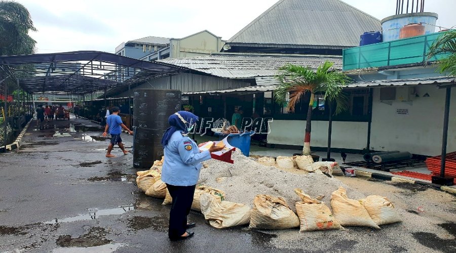 Tim Gercep Lapas Cipinang Siap Siaga Hadapi Cuaca Ekstrem Ibukota