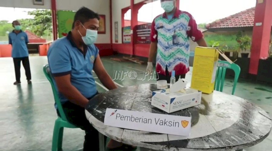 Rutan Batang Gelar Simulasi Vaksinasi COVID-19