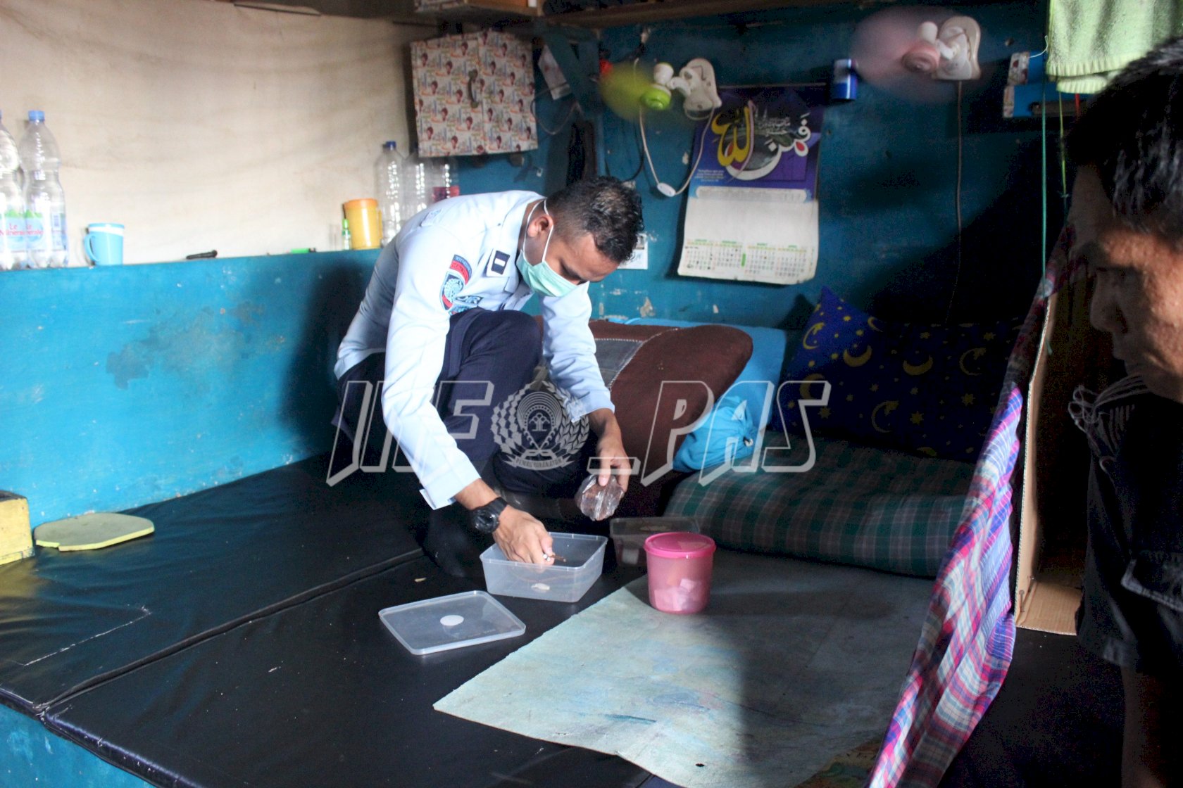 Cegah Gangguan dan Pelanggaran Tata Tertib, Lapas Narkotika Kasongan Rutin Gelar Razia