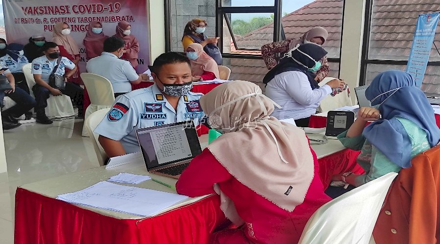 60 Petugas Rutan Purbalingga Serbu RSUD Goeteng Taroenadibrata