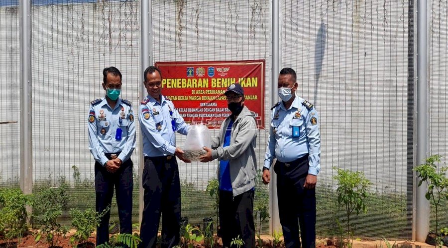 Lapas Banjar Terima 1.000 Benih Ikan Patin