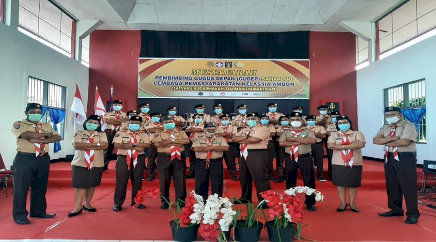 Lapas Ambon Gelar Musyawarah Pembimbing Gudep Sahardjo