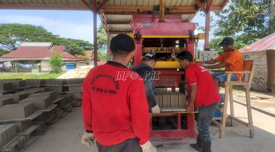 Lapas Kendari Kebanjiran Orderan Batako