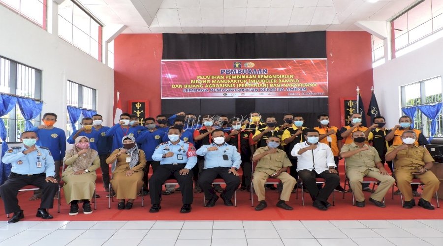 Pelatihan Manufaktur dan Agrobisnis di Lapas Ambon Resmi Dibuka