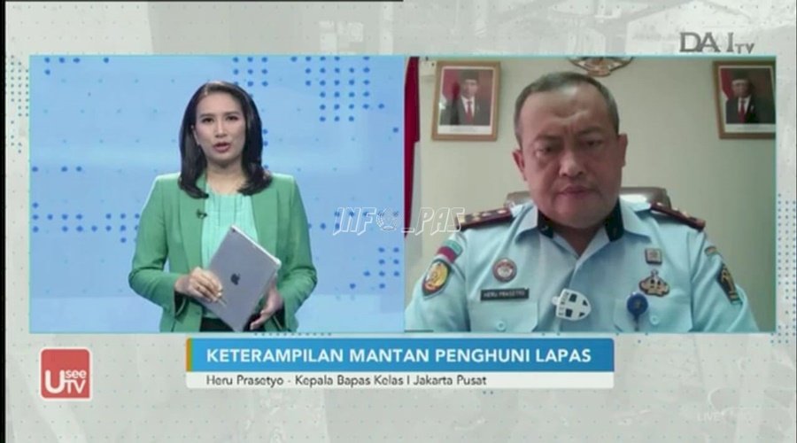 Keberhasilan Program Pascarehabilitasi Bapas Jakpus Tampil di DAAI TV