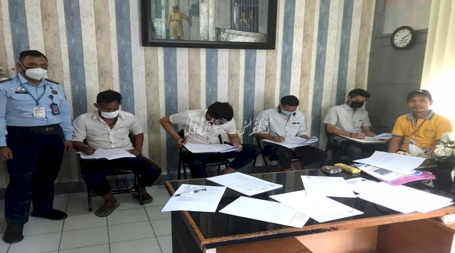 7 WBP Lapas Semarang Ikuti Ujian Akhir Semester