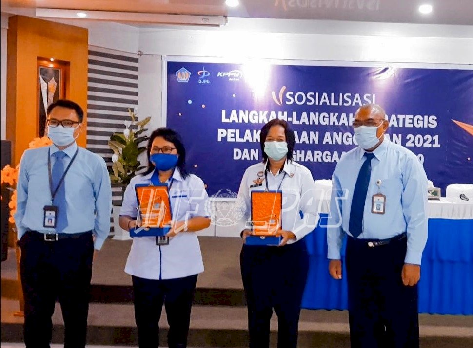 LPP Ambon Sabet Penghargaan IKPA Terbaik ke-3 KPPN Ambon