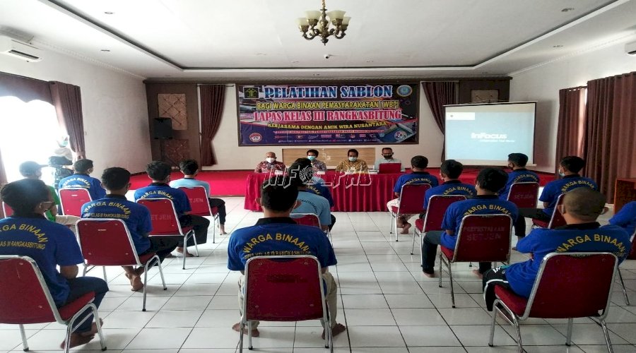 WBP Lapas Rangkasbitung Ikuti Pelatihan Sablon & Peternakan Ayam Petelur