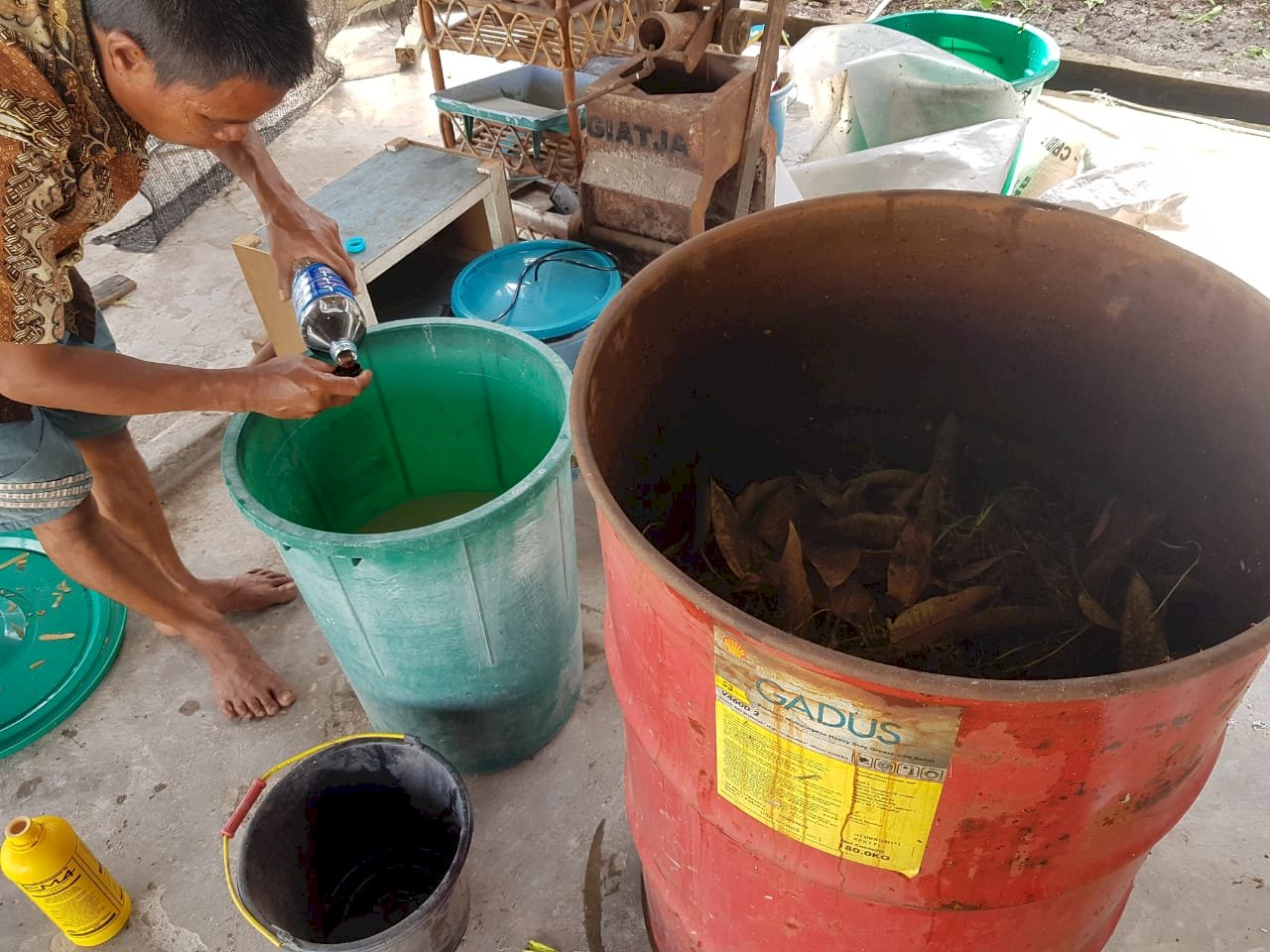 Lapas Palangka Raya Sulap Limbah Dapur jadi Kompos Kering dan POC