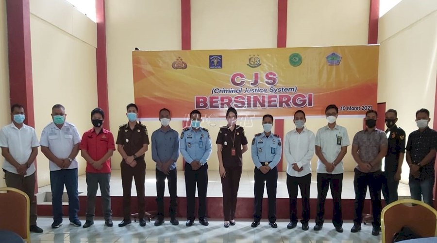 Karutan Manado Hadiri Kegiatan Criminal Justice System Bersinergi