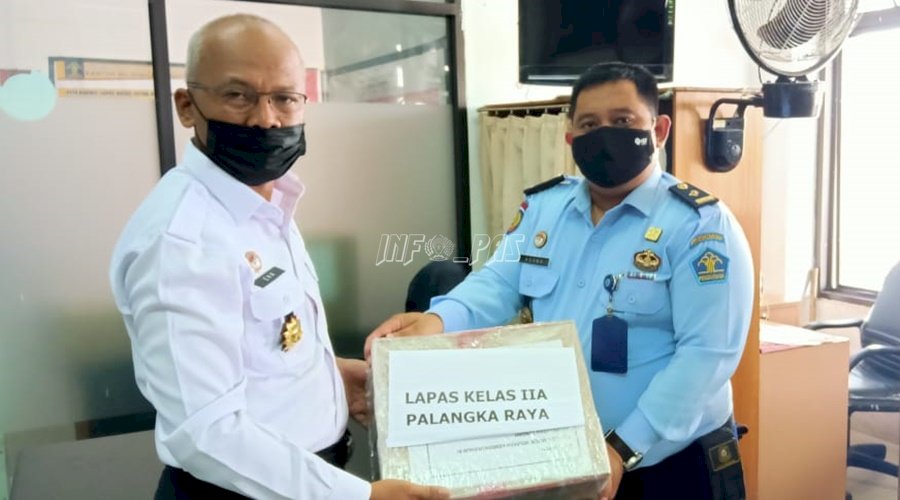 Lapas Palangka Raya Terima Bantuan APD dari Ditjenpas