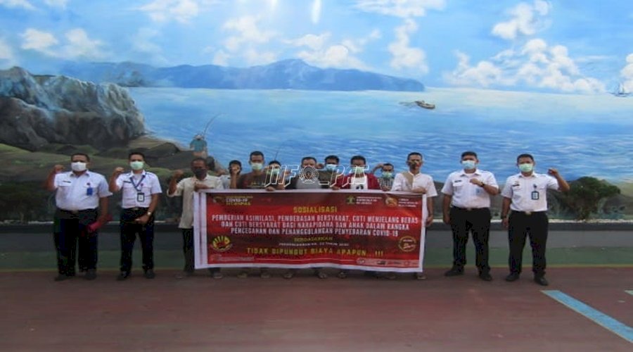 Bebas Asimilasi, WBP Lapas Cipinang Tak Kuasa Menahan Haru