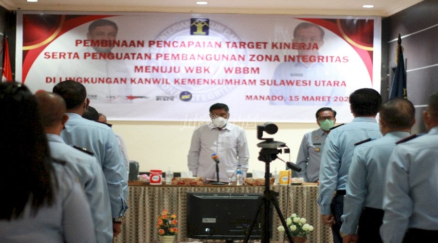 Rutan Manado Ikuti Penguatan & Dapat Kunjungan Pembangunan ZI