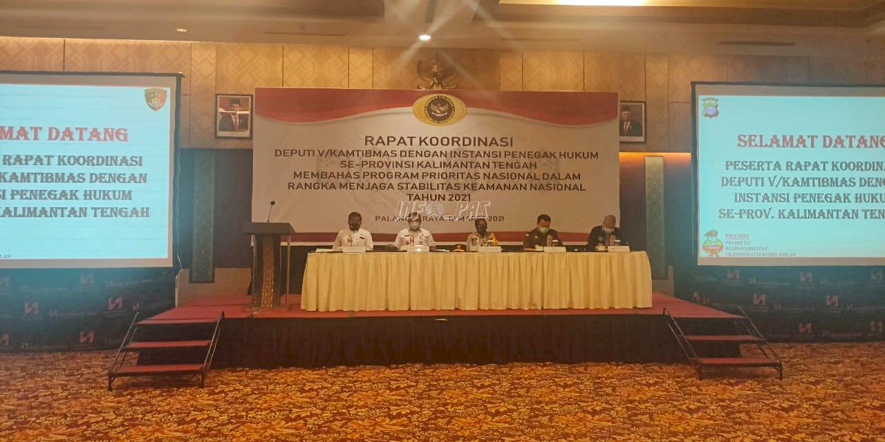 Ikut Jaga Stabilitas Kemanan Nasional, Lapas Palangka Raya Ikuti Rakor Deputi V/Kamtibnas