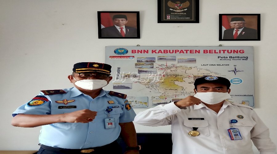 Lapas Tanjungpandan Perkuat Sinergi P4GN dengan BNNK Belitung