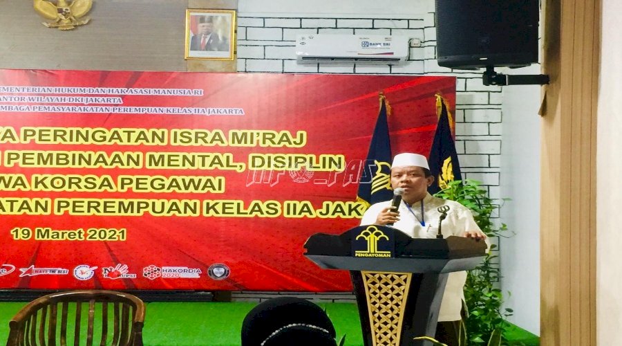 Bina Mental Petugas LPP Jakarta Melalui Isra Mikraj