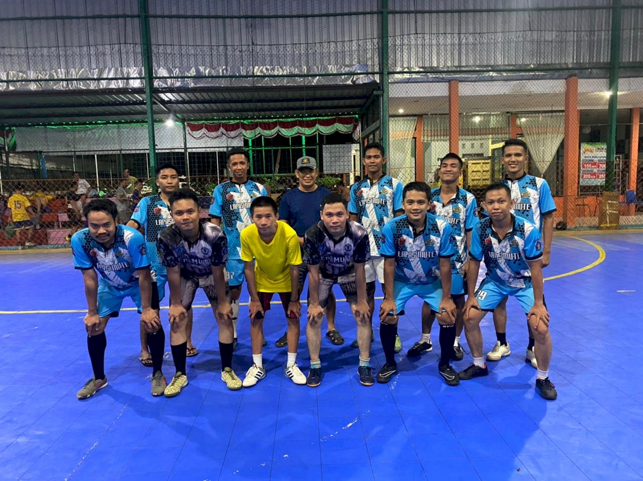 Jalin Sinergi, Lapas Muara Teweh Tanding Futsal Lawan Kejari Barito Utara