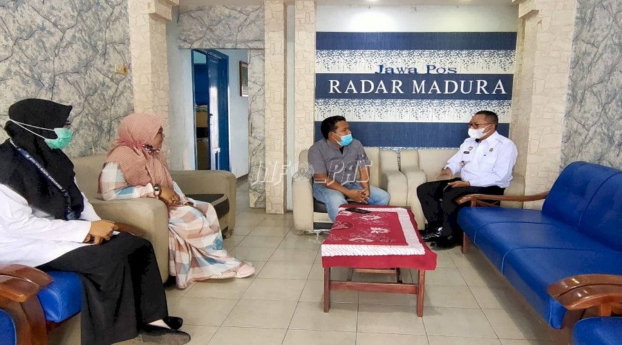 Kalapas Narkotika Pamekasan Sambangi Radar Madura & Dinas Cipta Karya dan Tata Ruang 