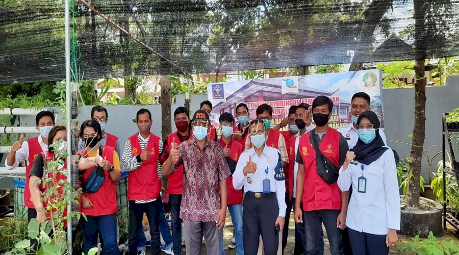 Klien Bapas Wonosari Pelajari Budidaya Pertanian Sistem Aquaponik 