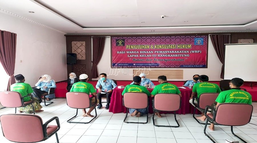 Lapas Rangkasbitung Gandeng LBH Langit Biru Gelar Konsultasi Hukum