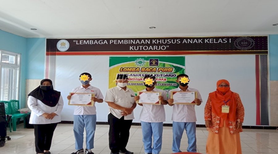 20 Anak LPKA Kutoarjo Ikuti Lomba Baca Puisi