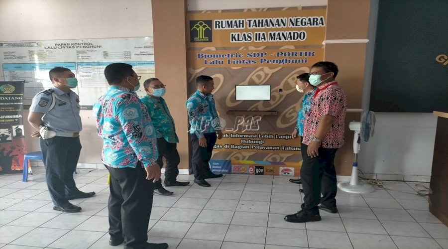 Rutan Manado Dapat Supervisi Fitur SDP Bidang Pengamanan