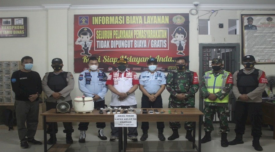 Gandeng Polsek & Koramil Cilegon, Lapas Cilegon Kembali Sidak Narapidana