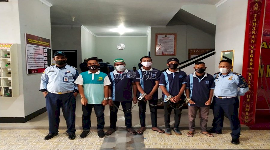20 WBP Dipindah dari Rutan Ambon ke Lapas Ambon