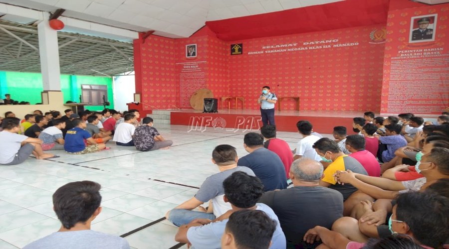 WBP Rutan Manado Dapat Arahan Jelang Ramadan & Hari Bakti Pemasyarakatan