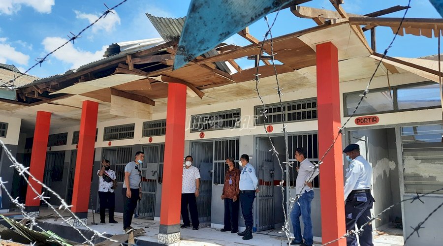 Kadivpas NTT Puji Mitigasi & Penanganan Bencana di Lapas Kupang
